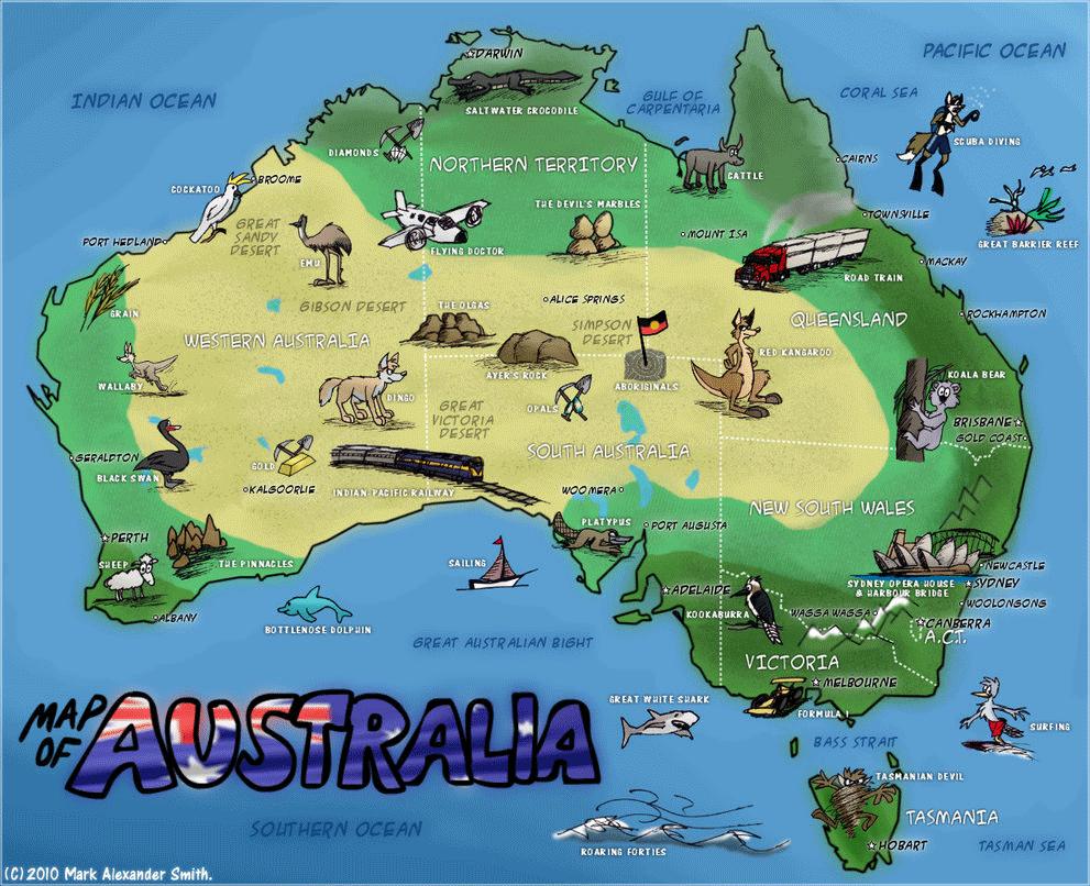 Map Of Australia 39 S Top Markets And World 39 S Largest Asset Companies