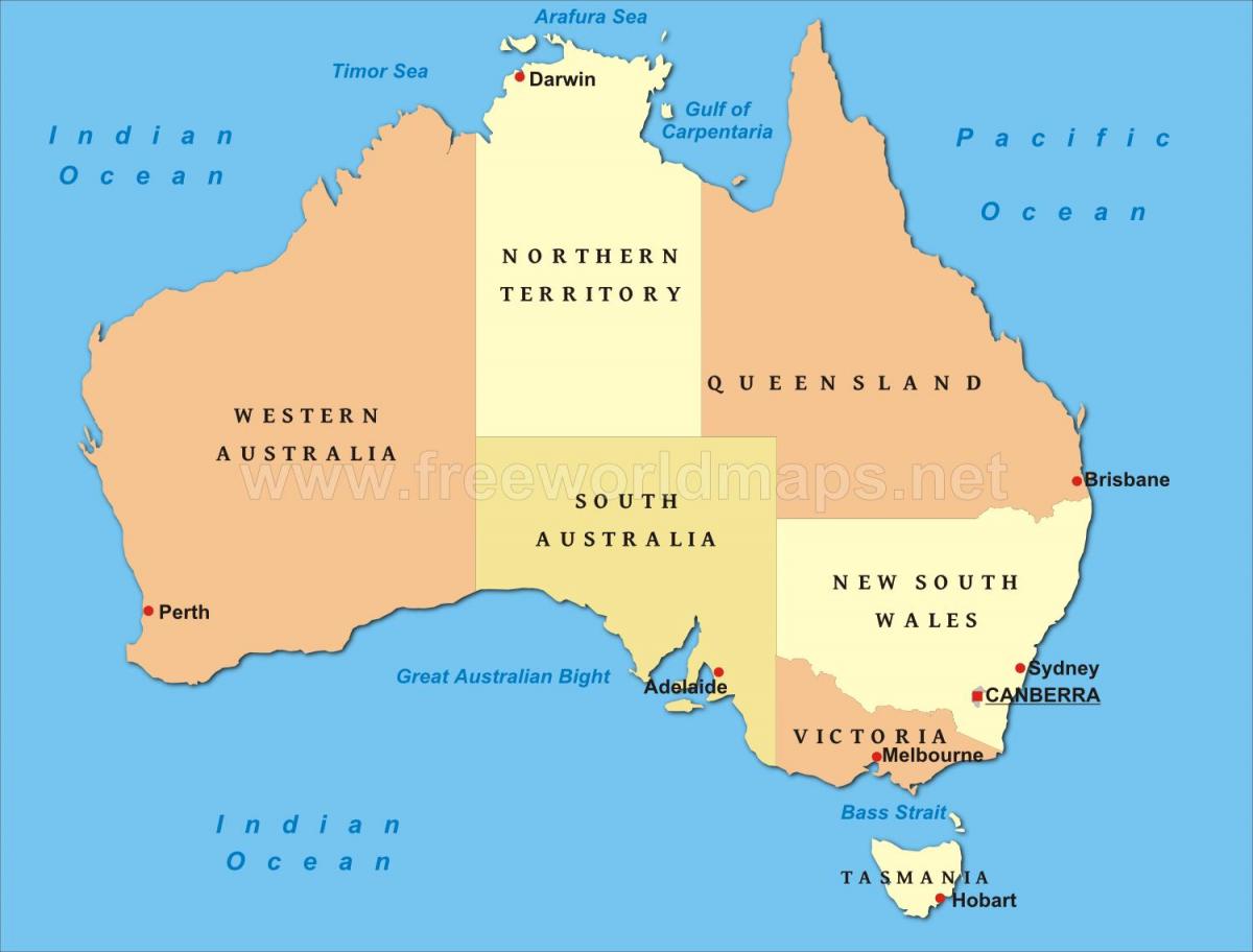 호주의 정치적 지도